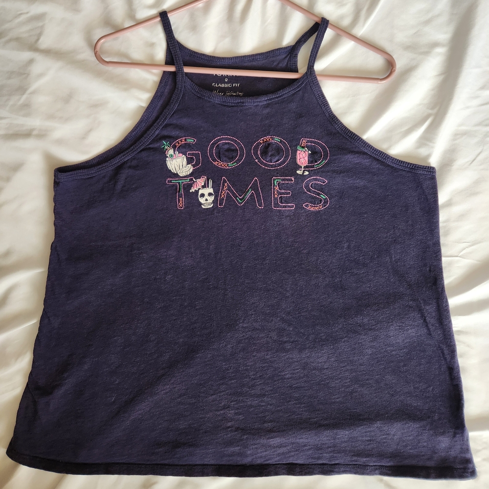 Torrid Classic Fit Navy Tank